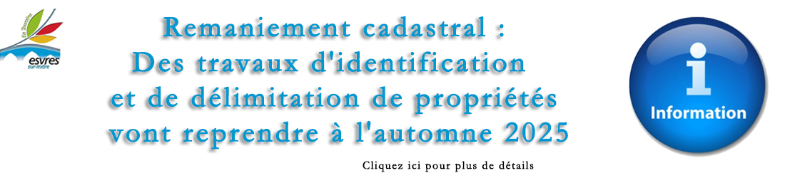 2025 remaniement cadastral
