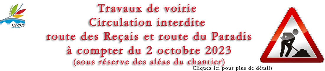 2023 travaux voirie recais paradis