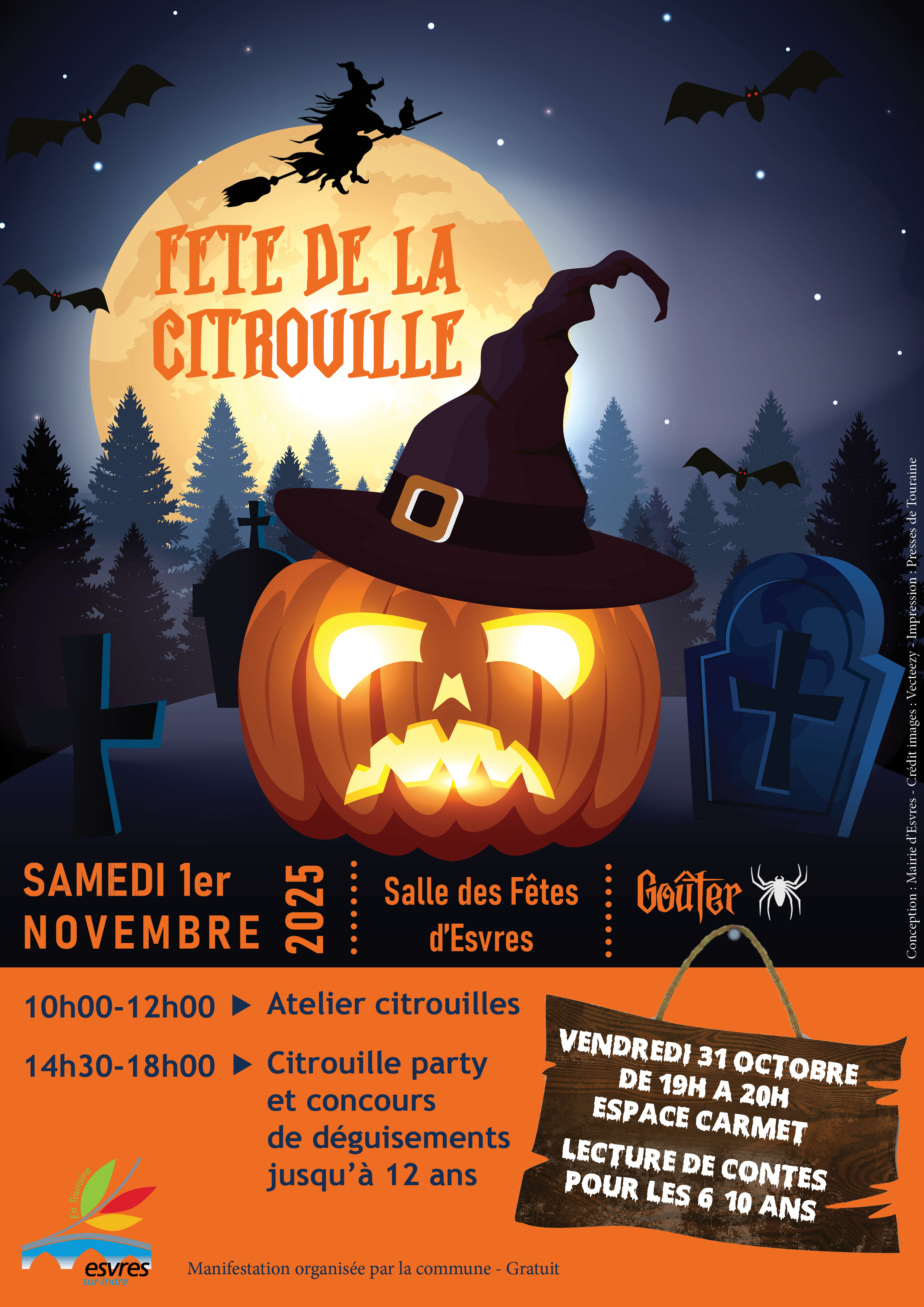 2025 affiche fete citrouille